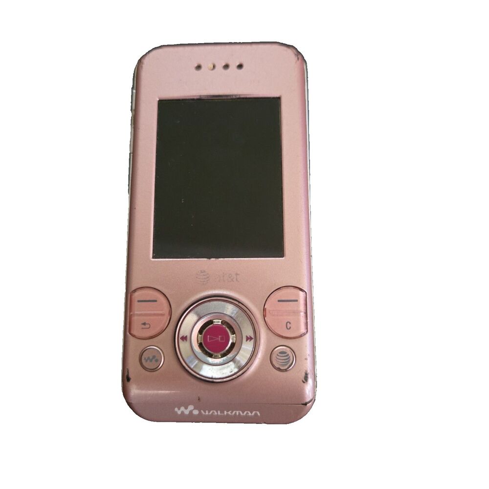 Retro Sony Ericsson W580i Walkman Mobile Phone Slider UNTESTED Repair/Parts